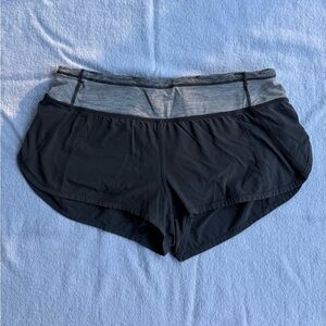 Lululemon Speed Shorts 2.5” Grey Sz 4